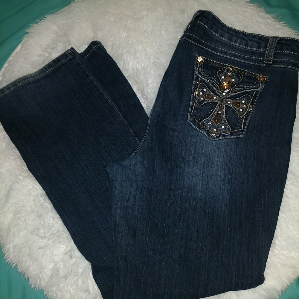 Cato Classic fit. Sz 16 Rhinestone embellished